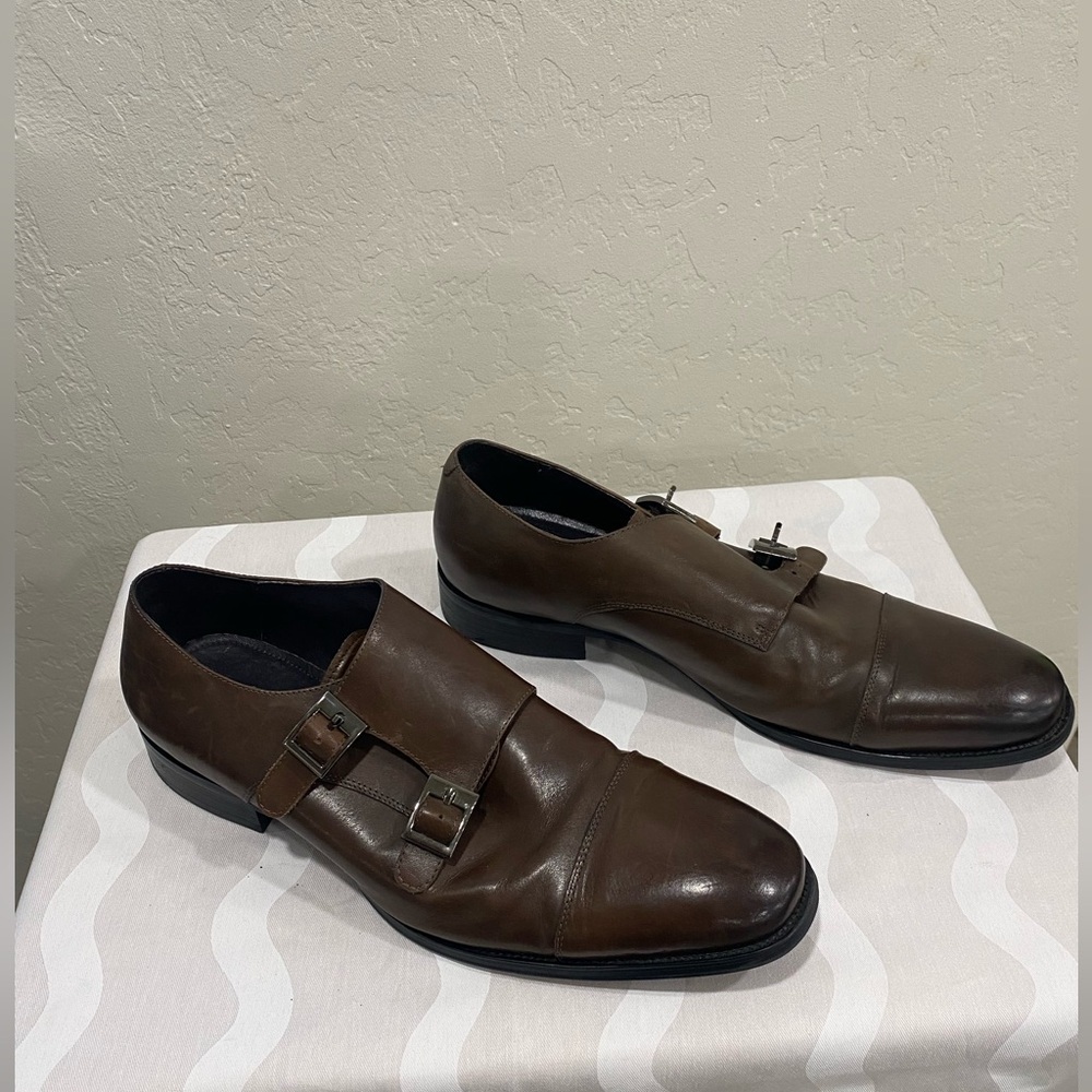 Express Men's Size 11  Dress Double Monk Strap Shoes. - Picture 2 of 8